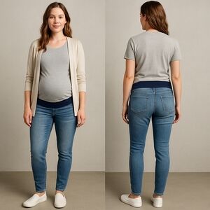 Old Navy Maternity Rockstar Super Skinny Jeans – Size 6